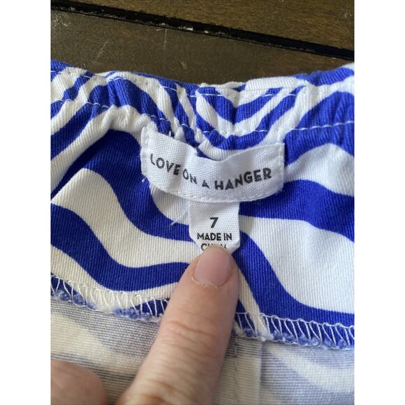 Love On A Hanger‎ Womens 7 Blue Mini Skirt Rave Avant Garde Statement - Picture 4 of 6